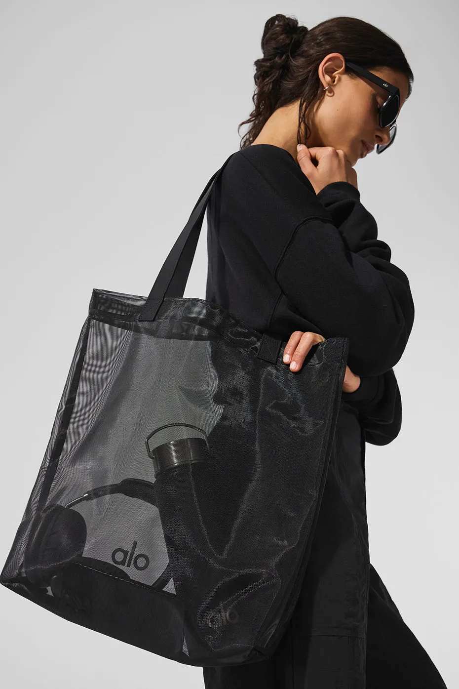 Sheer Era Tote Bag - Black sold by Alo Yoga product image thumbnail 3