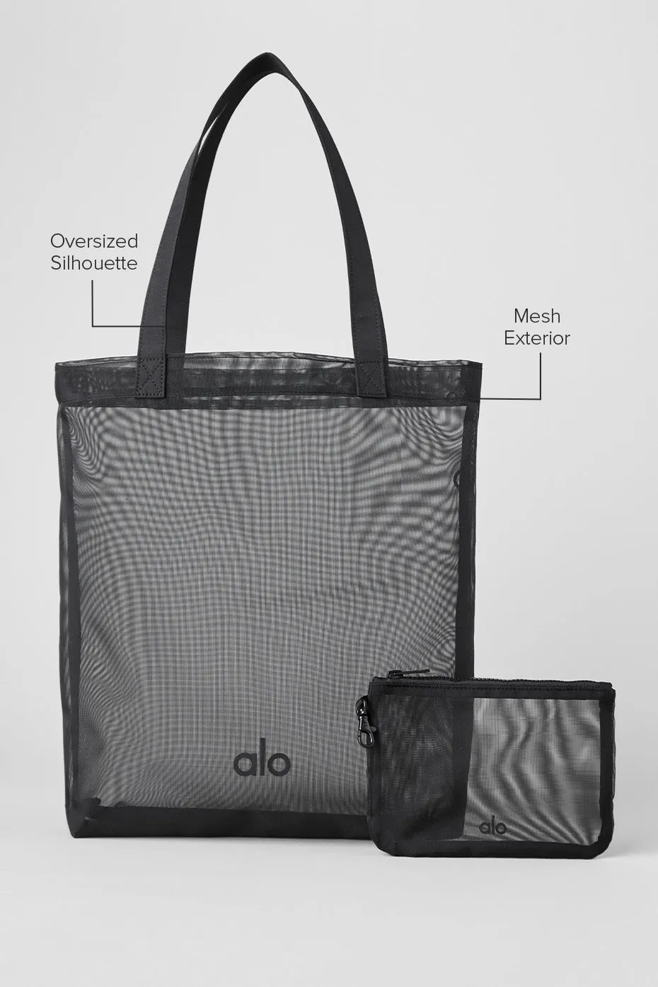 Sheer Era Tote Bag - Black sold by Alo Yoga product image thumbnail 2