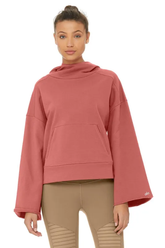 Low Key Hoodie - Rosewood sold by Alo Yoga