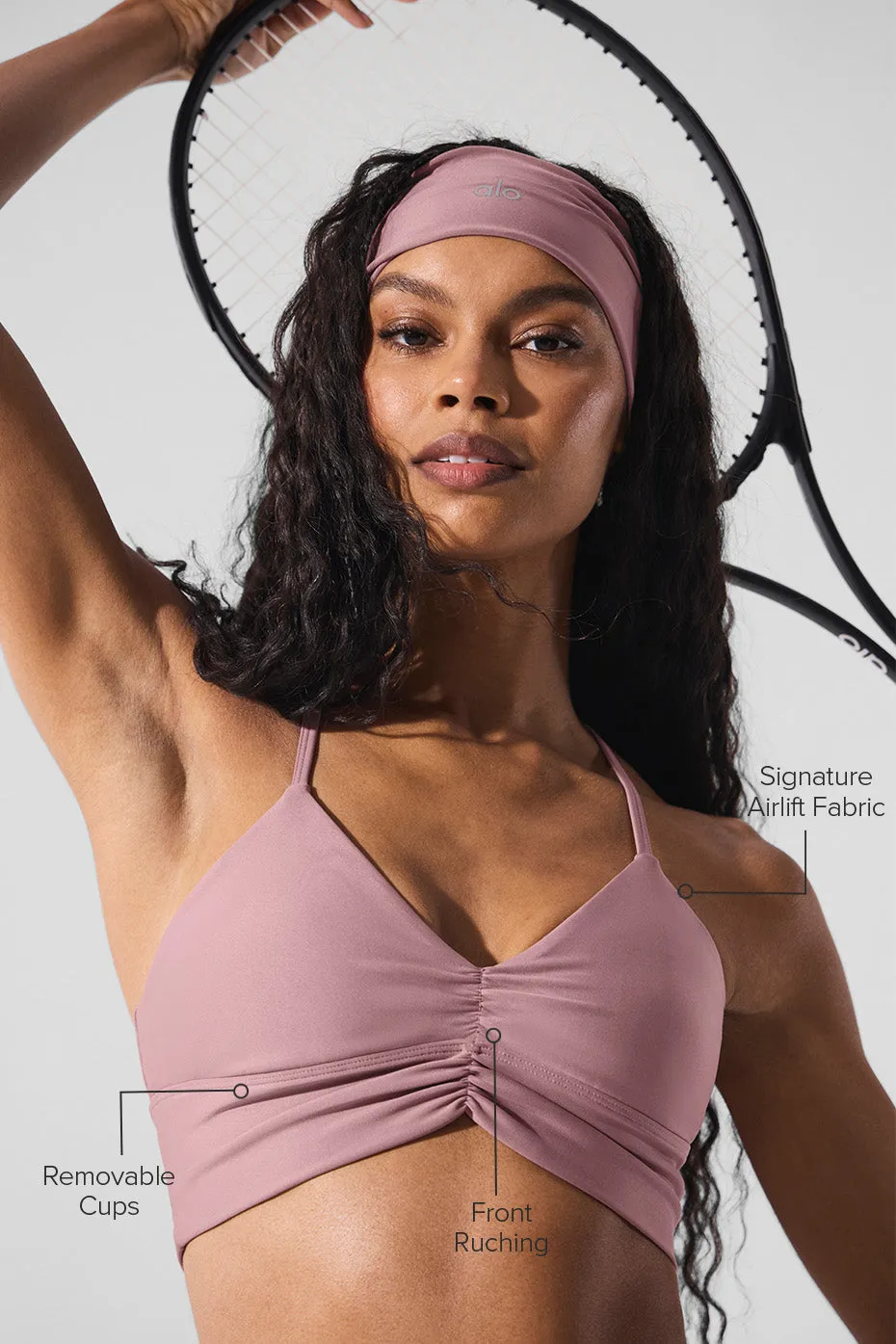 Airlift Divine Bra - Smoky Quartz sold by Alo Yoga product image thumbnail 2