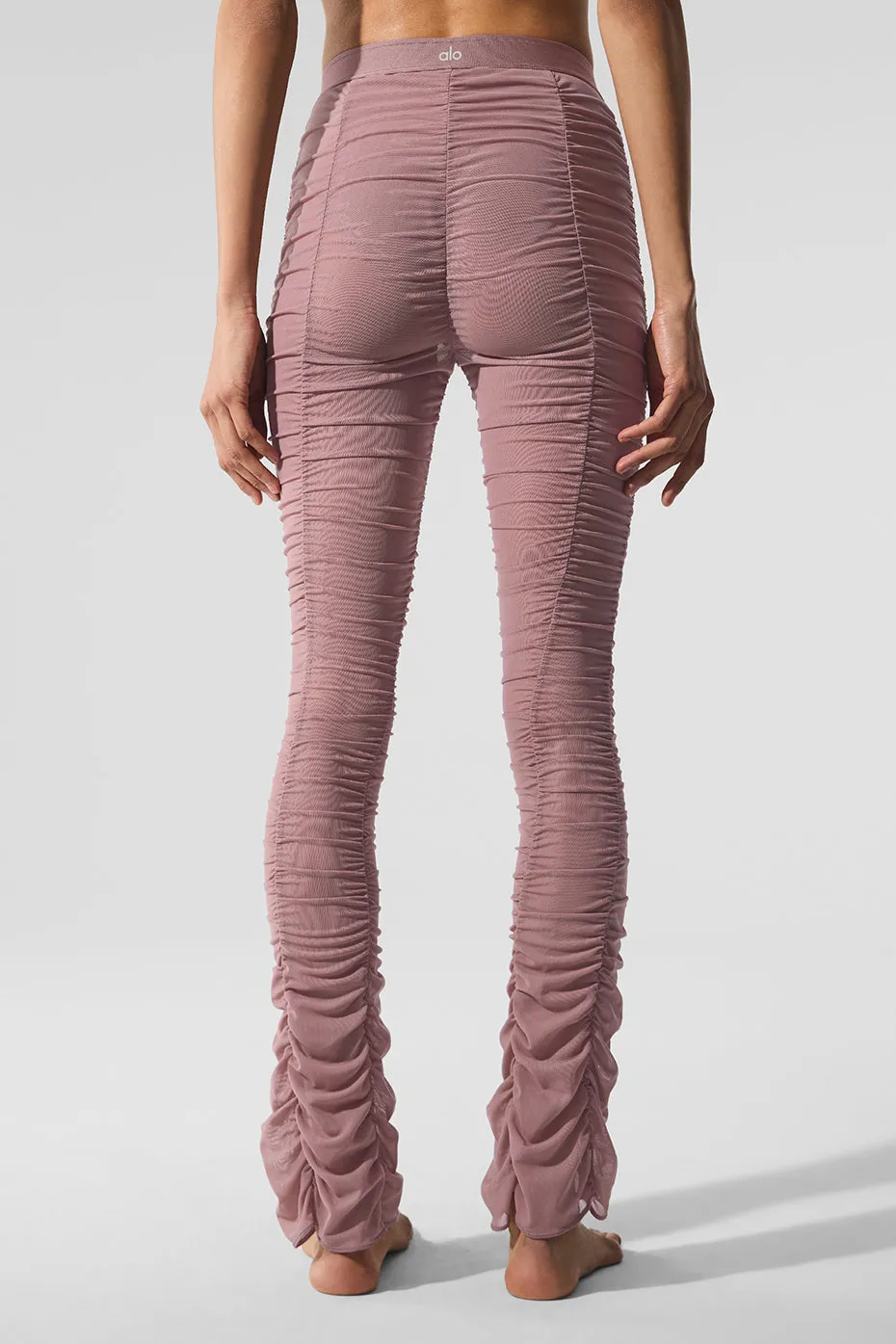 Airlift Mesh High-Waist Cherish Legging - Smoky Quartz sold by Alo Yoga product image thumbnail 4