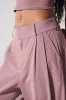 High-Waist Dreamscape Trouser (Regular) - Smoky Quartz sold by Alo Yoga