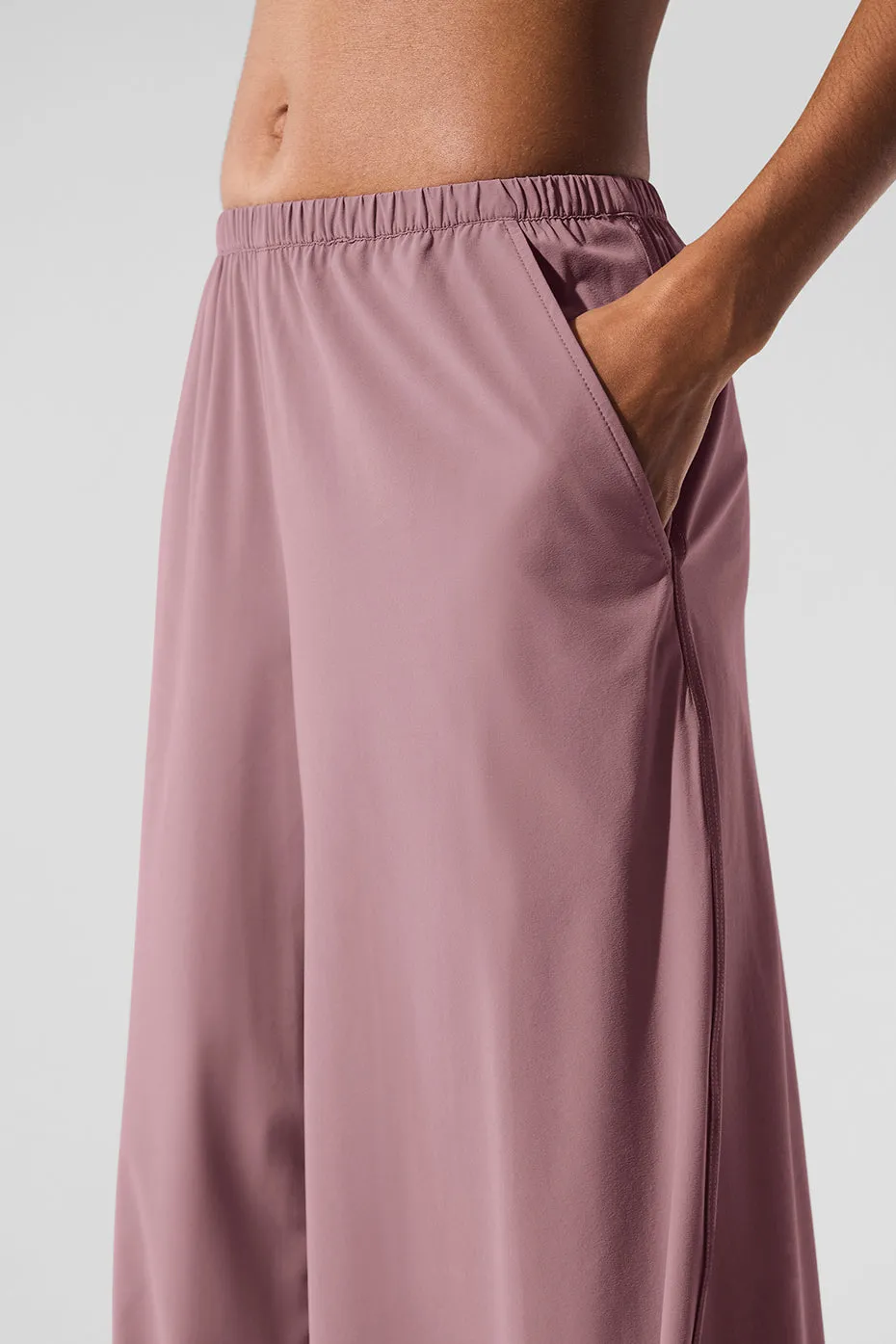 Breezy Wide Leg Pant - Smoky Quartz sold by Alo Yoga product image thumbnail 5