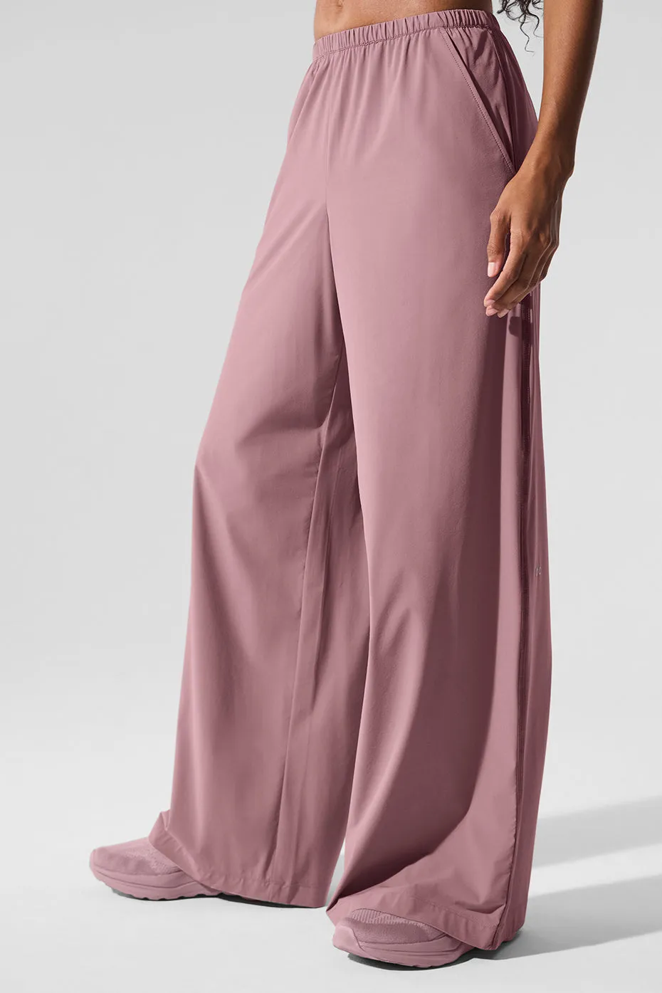 Breezy Wide Leg Pant - Smoky Quartz sold by Alo Yoga product image thumbnail 4