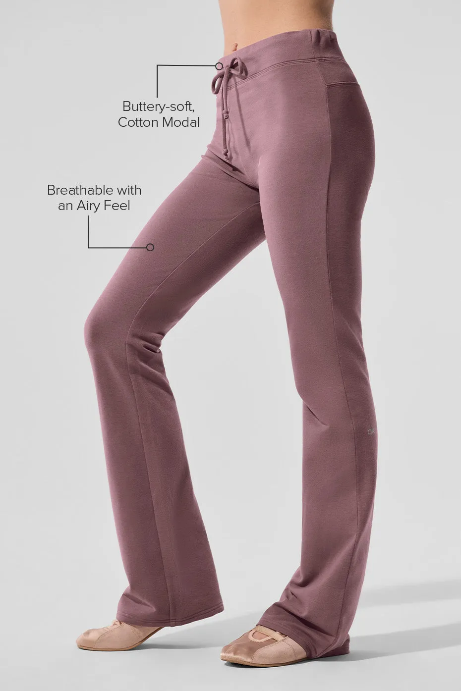 Sway Bootcut Sweatpant - Smoky Quartz sold by Alo Yoga product image thumbnail 2
