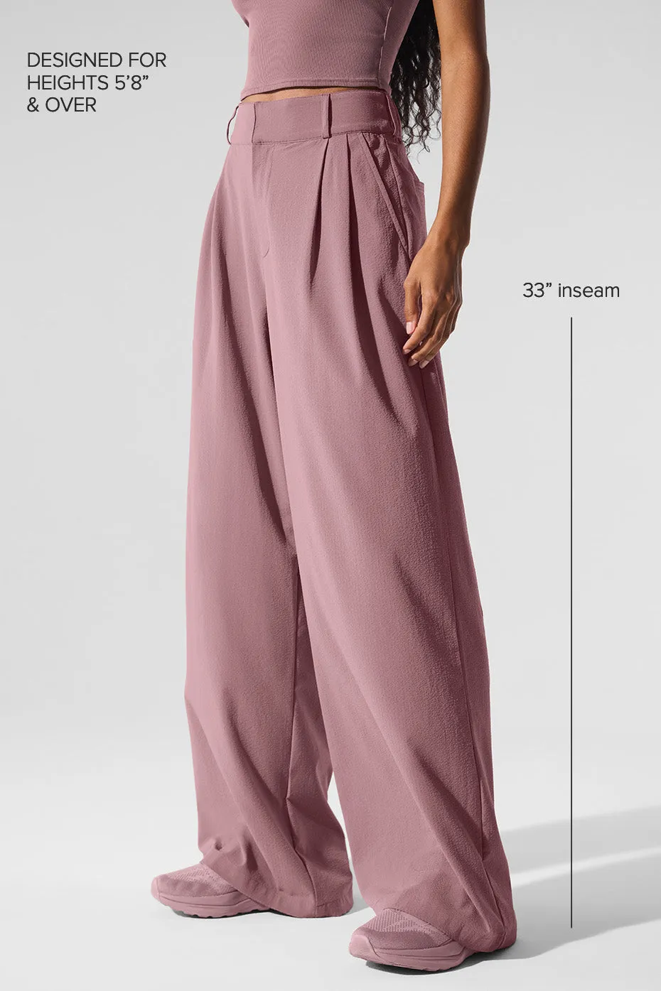 High-Waist Dreamscape Trouser (Long) - Smoky Quartz sold by Alo Yoga product image thumbnail 2