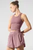 Goddess Ribbed Go-To Tank - Smoky Quartz sold by Alo Yoga