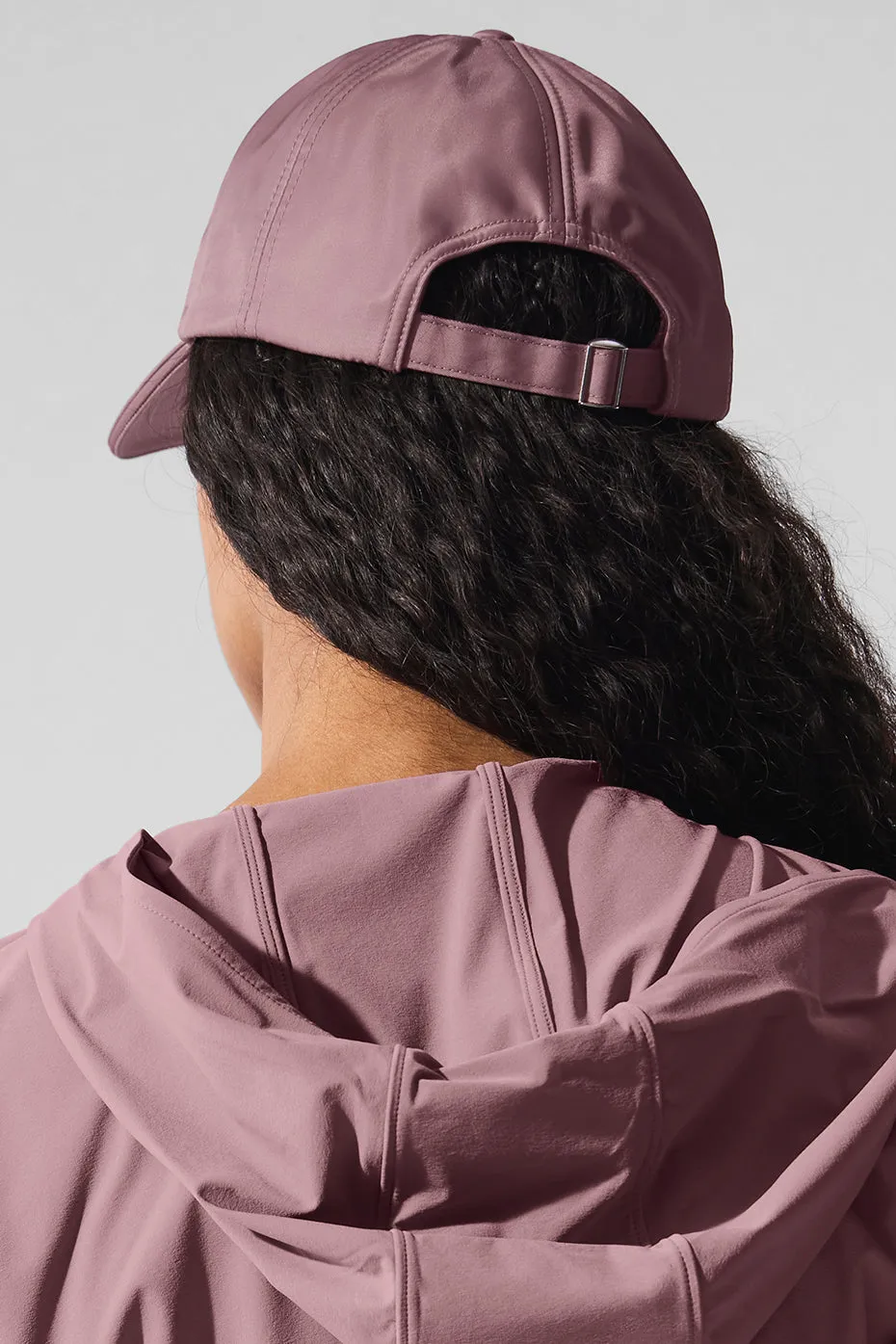 Satin Off-Duty Cap - Smoky Quartz sold by Alo Yoga product image thumbnail 5