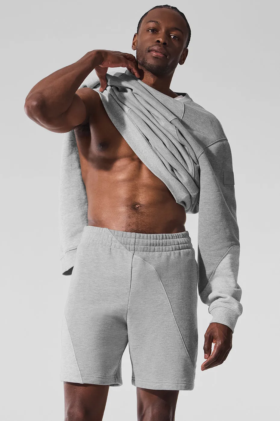 7" Make Waves Short - Athletic Heather Grey Tonal sold by Alo Yoga product image thumbnail 5