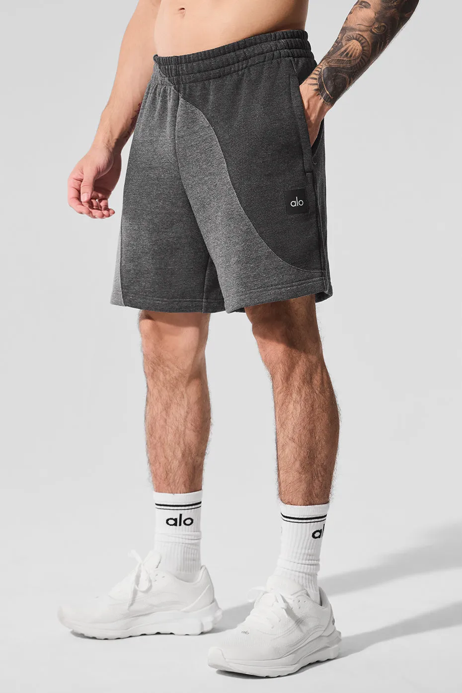 7" Make Waves Short - Dark Heather Grey Tonal sold by Alo Yoga product image thumbnail 4