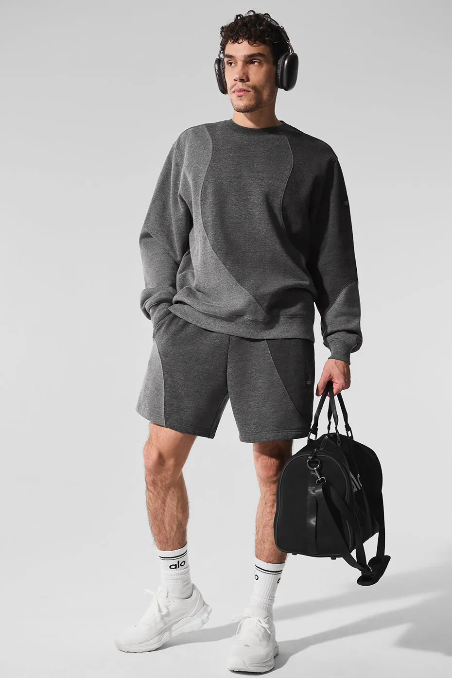 7" Make Waves Short - Dark Heather Grey Tonal sold by Alo Yoga product image thumbnail 5