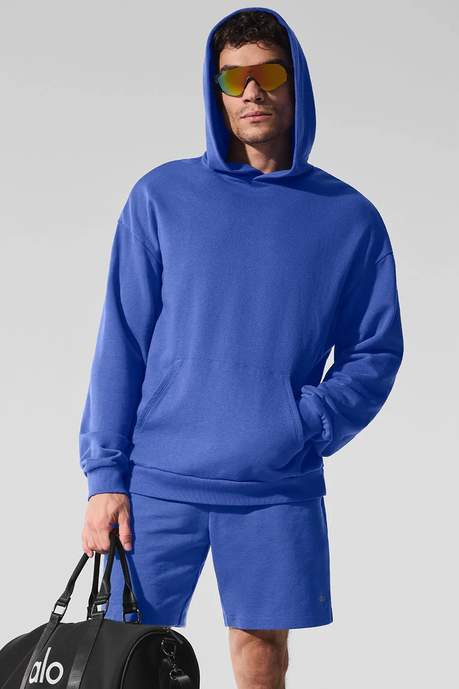 Chill Hoodie - Marathon Blue sold by Alo Yoga