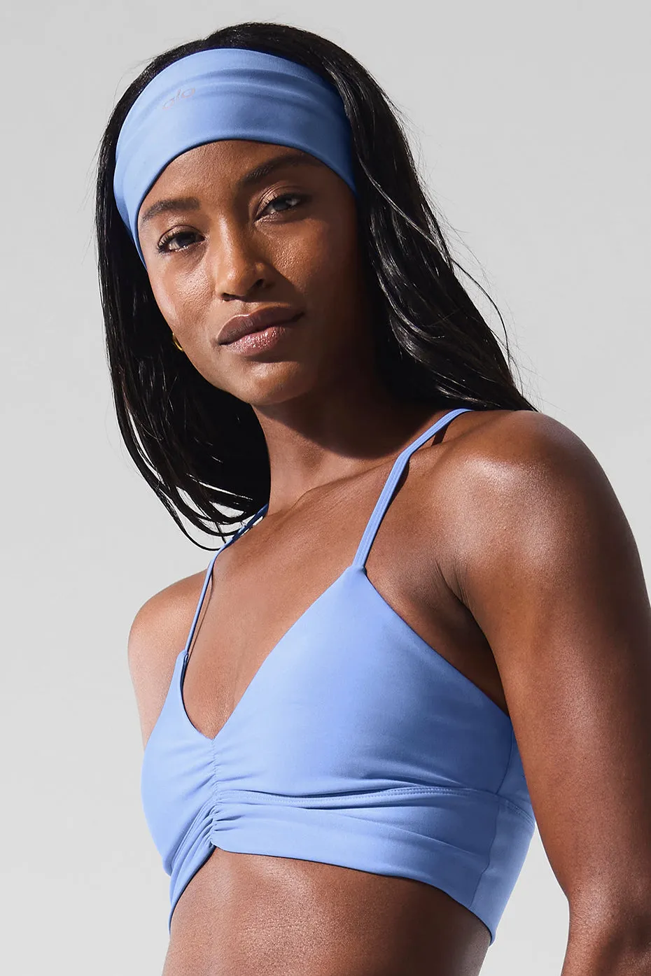 Airlift Headband - Crystal Clear Blue sold by Alo Yoga