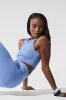 Aspire Tank - Crystal Clear Blue/White sold by Alo Yoga