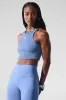 Aspire Tank - Crystal Clear Blue/White sold by Alo Yoga