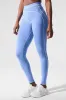 Airbrush High-Waist Heart Throb Legging - Crystal Clear Blue/White sold by Alo Yoga