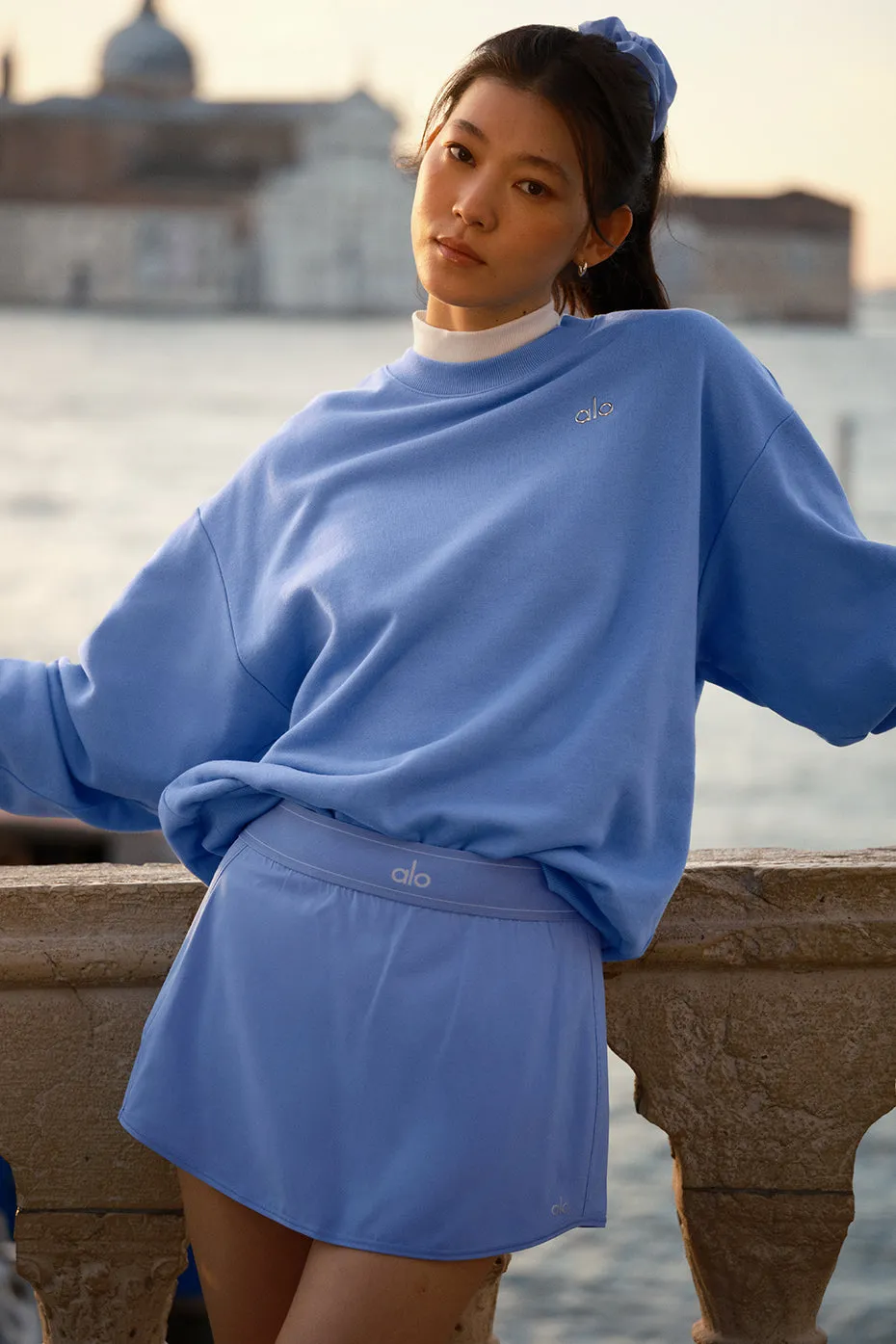 Match Point Tennis Skirt - Crystal Clear Blue sold by Alo Yoga