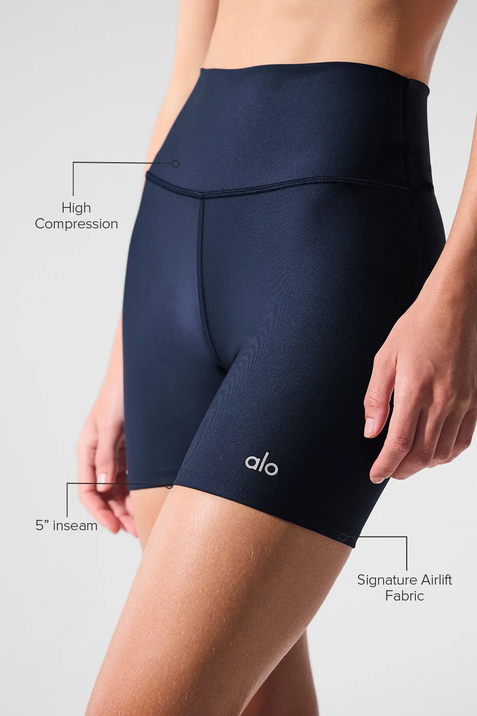 5" Airlift Energy Short - Navy sold by Alo Yoga product image thumbnail 2