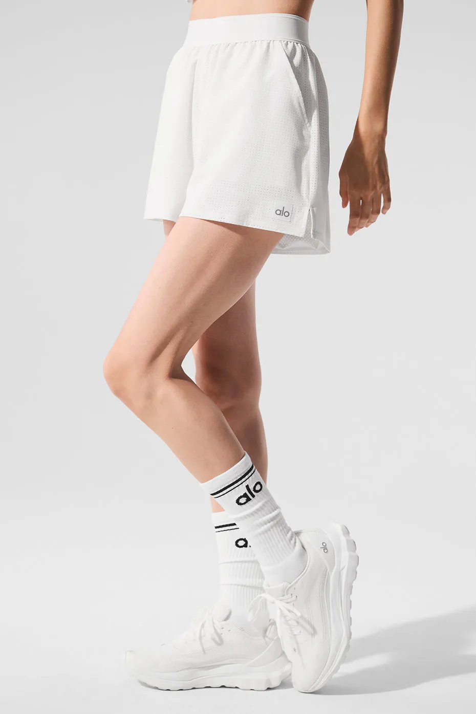 Mesh Mirage Short - White sold by Alo Yoga product image thumbnail 3