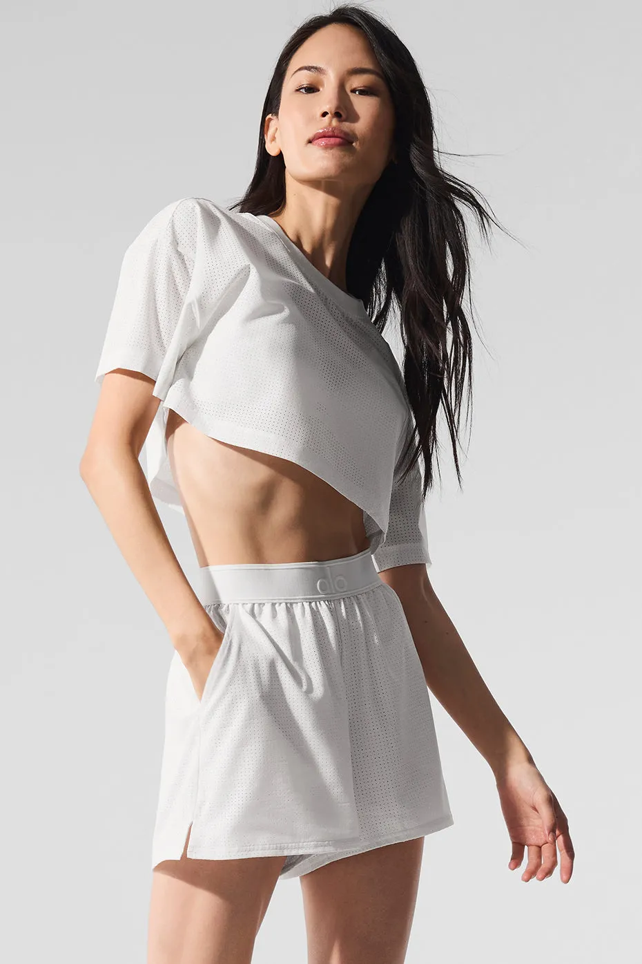 Mesh Mirage Short - White sold by Alo Yoga
