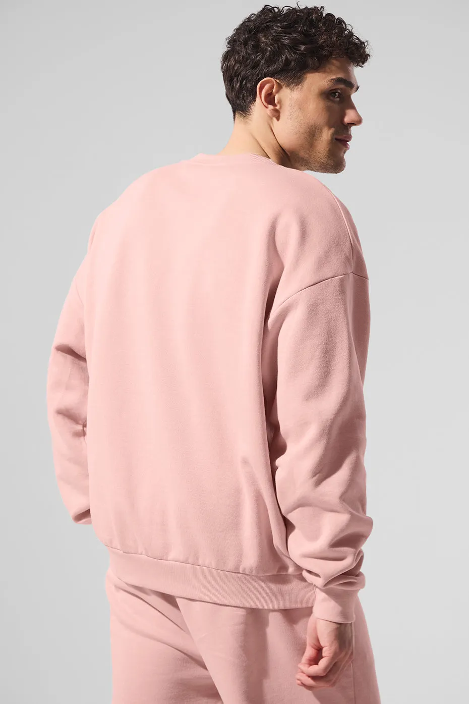 Accolade Crew Neck Pullover - Pink Quartz sold by Alo Yoga product image thumbnail 2