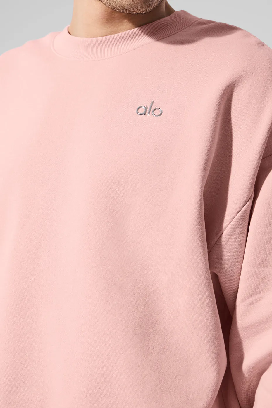 Accolade Crew Neck Pullover - Pink Quartz sold by Alo Yoga product image thumbnail 4