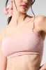 Micro Plisse Game On Bra - Pink Quartz sold by Alo Yoga