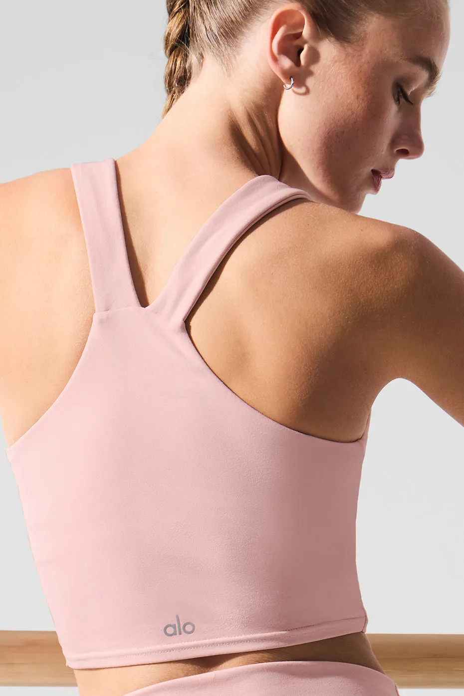Airbrush Real Bra Tank - Pink Quartz sold by Alo Yoga product image thumbnail 5