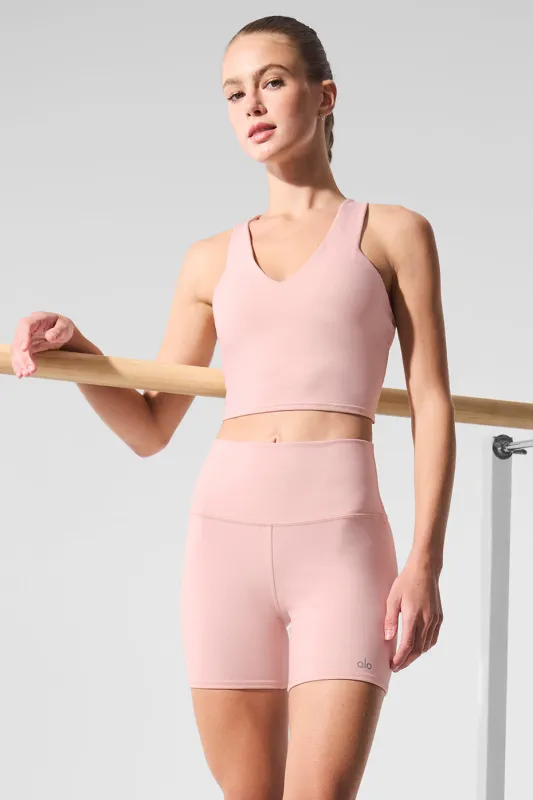 Airbrush Real Bra Tank - Pink Quartz sold by Alo Yoga