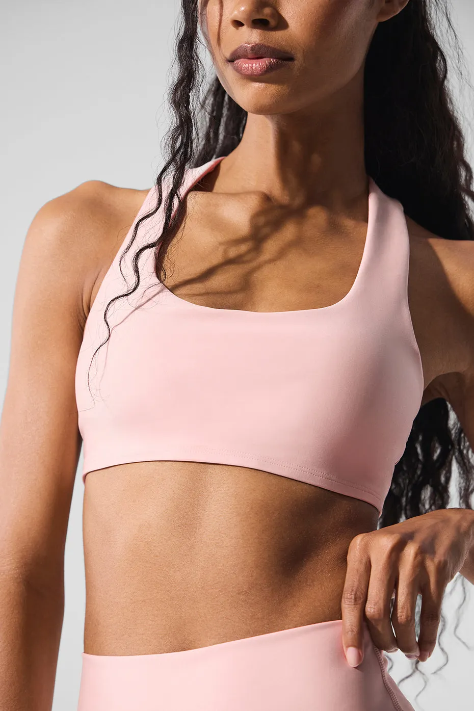 Airlift Advantage Racerback Bra - Pink Quartz sold by Alo Yoga product image thumbnail 3