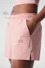 Pinstripe Daylight Boxer Short - Pink Quartz/Ivory sold by Alo Yoga