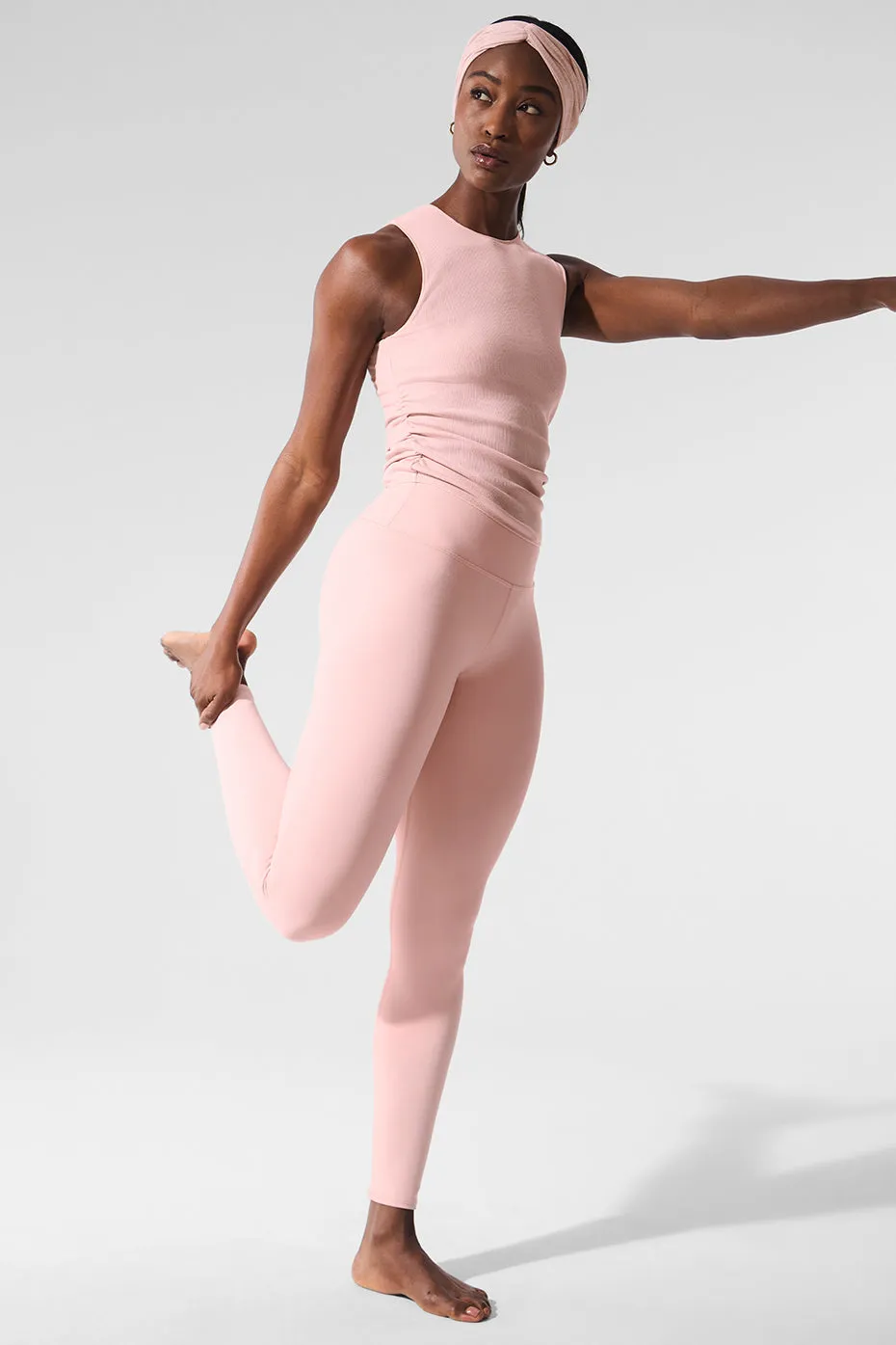 7/8 High-Waist Airbrush Legging - Pink Quartz sold by Alo Yoga product image thumbnail 4