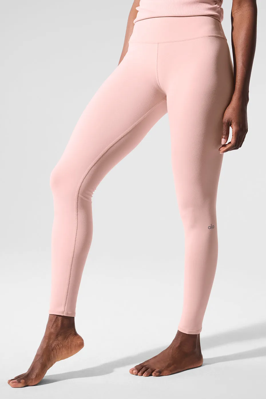 7/8 High-Waist Airbrush Legging - Pink Quartz sold by Alo Yoga
