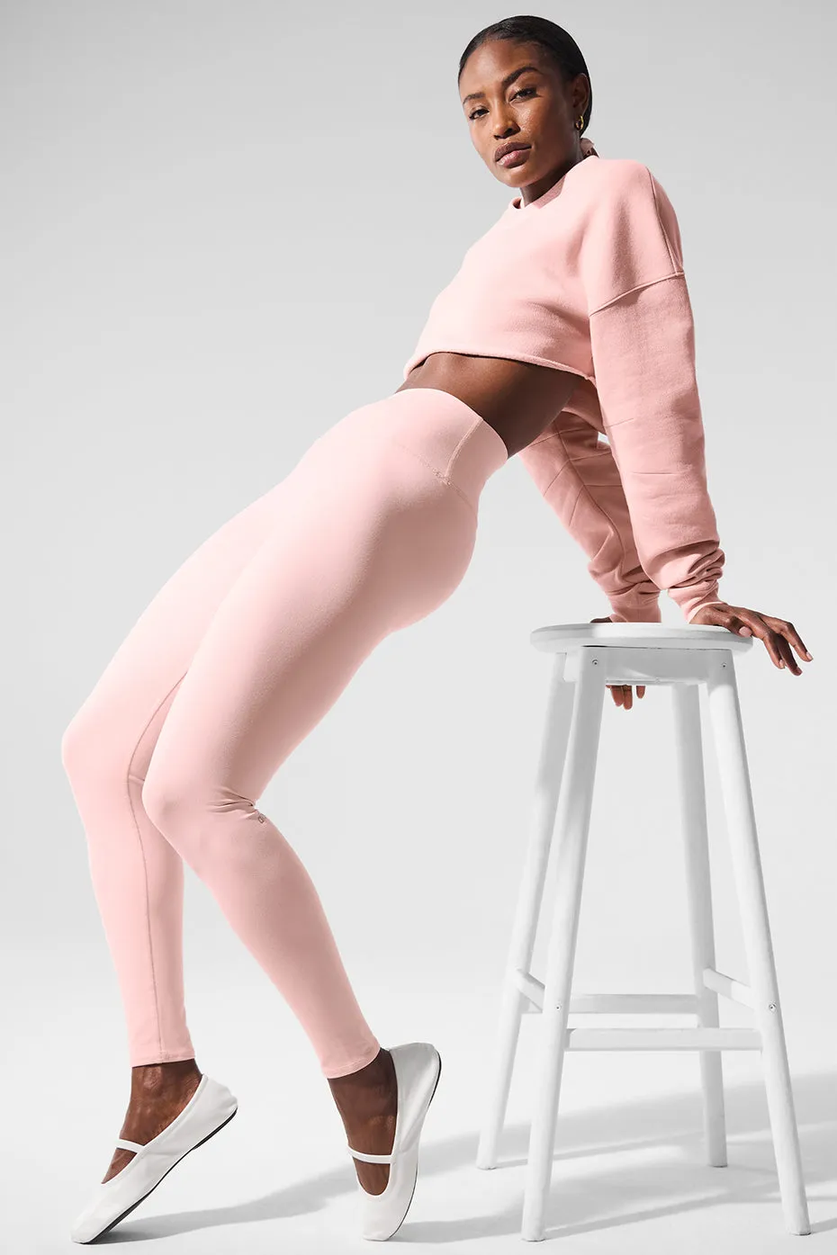 High-Waist Airbrush Legging - Pink Quartz sold by Alo Yoga product image thumbnail 2