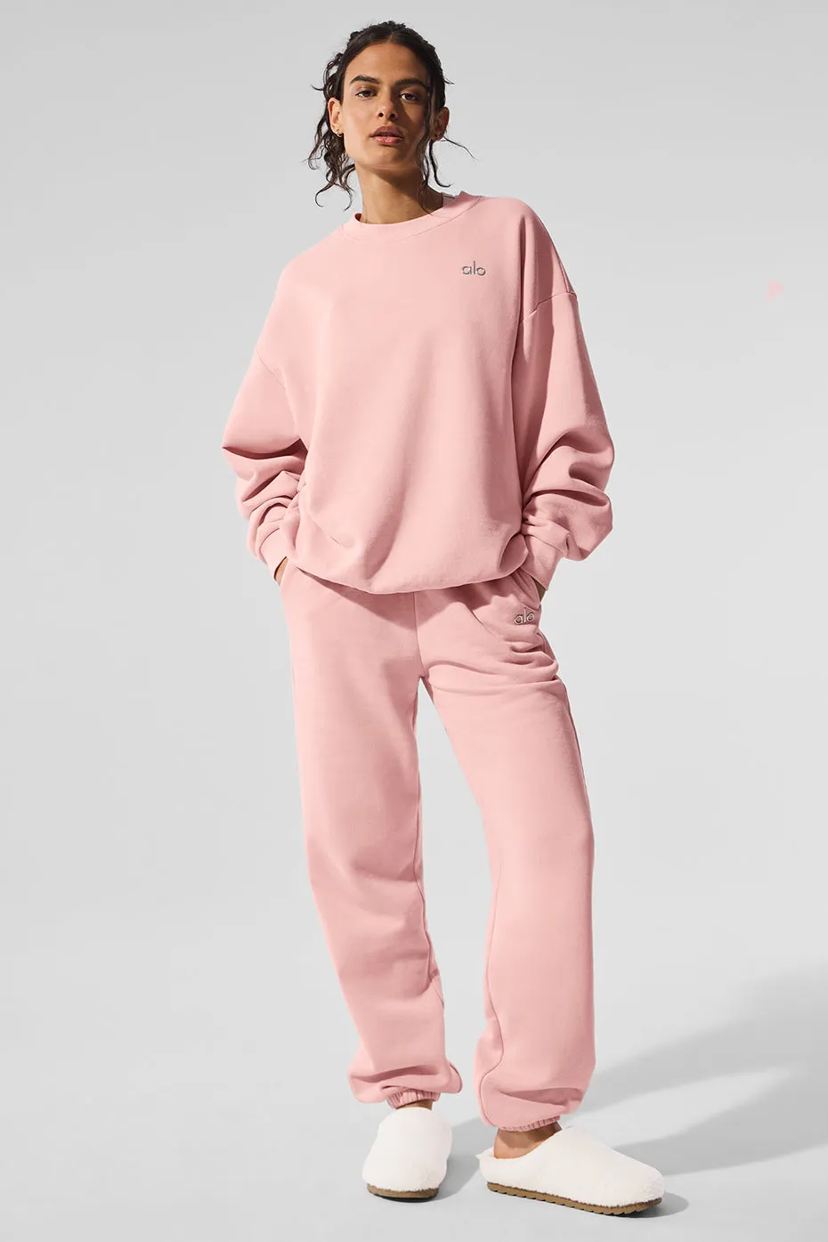 Accolade Crew Neck Pullover - Pink Quartz sold by Alo Yoga product image thumbnail 5