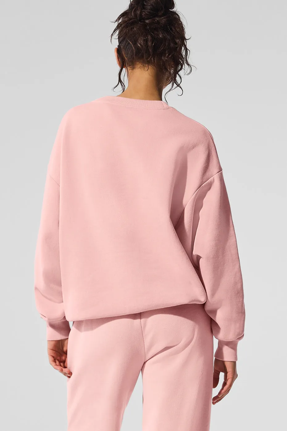 Accolade Crew Neck Pullover - Pink Quartz sold by Alo Yoga product image thumbnail 3