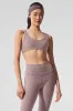 Alosoft Center Stage Bra - Dark Pink Quartz Heather sold by Alo Yoga