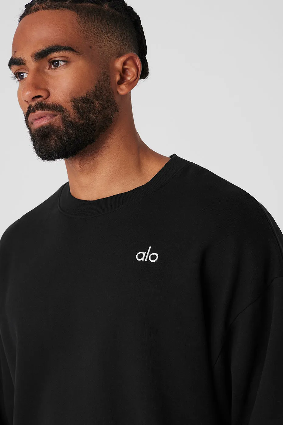 Accolade Crew Neck Pullover - Black sold by Alo Yoga product image thumbnail 4