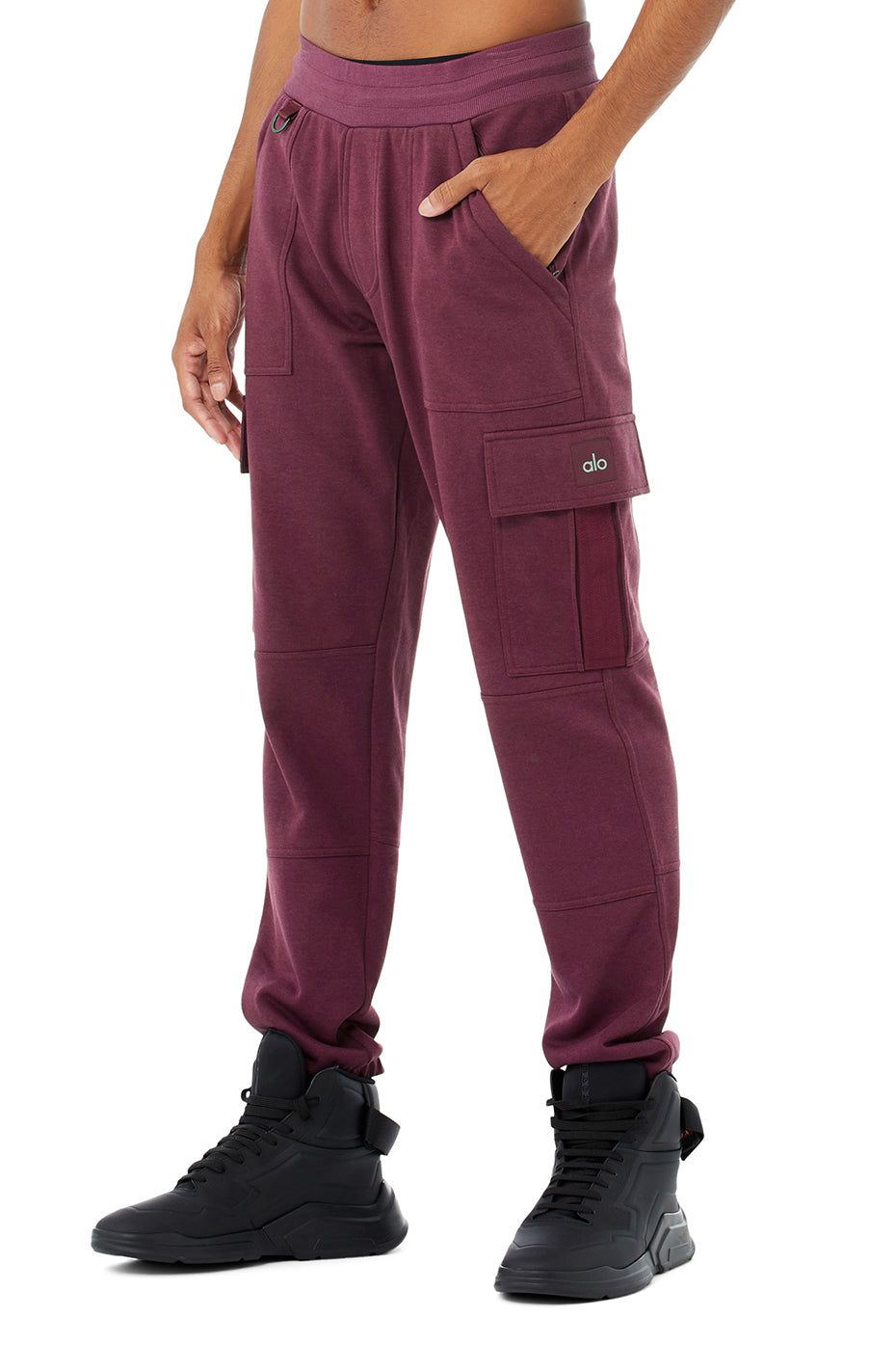 Highline Cargo Sweatpant - Varsity Cardinal sold by Alo Yoga product image thumbnail 3