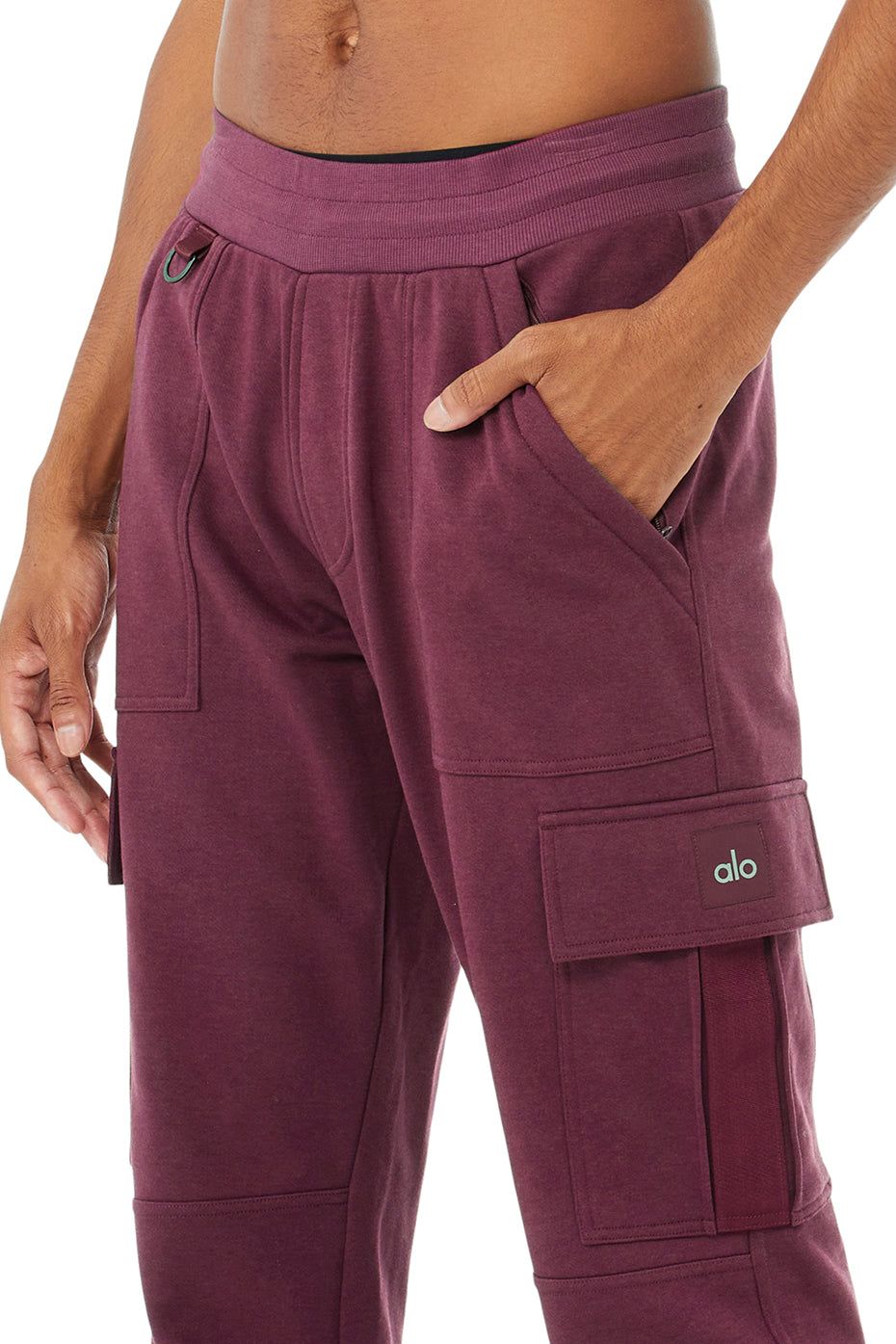 Highline Cargo Sweatpant - Varsity Cardinal sold by Alo Yoga product image thumbnail 4