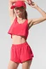 Cropped Sport Star Tank - Candy Red sold by Alo Yoga