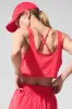 Cropped Sport Star Tank - Candy Red sold by Alo Yoga