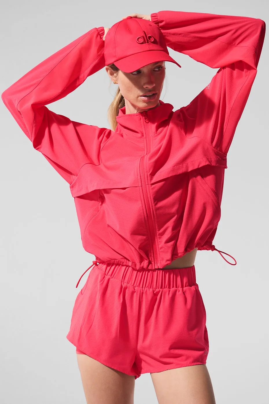 Sport Star Full Zip Jacket - Candy Red sold by Alo Yoga product image thumbnail 3