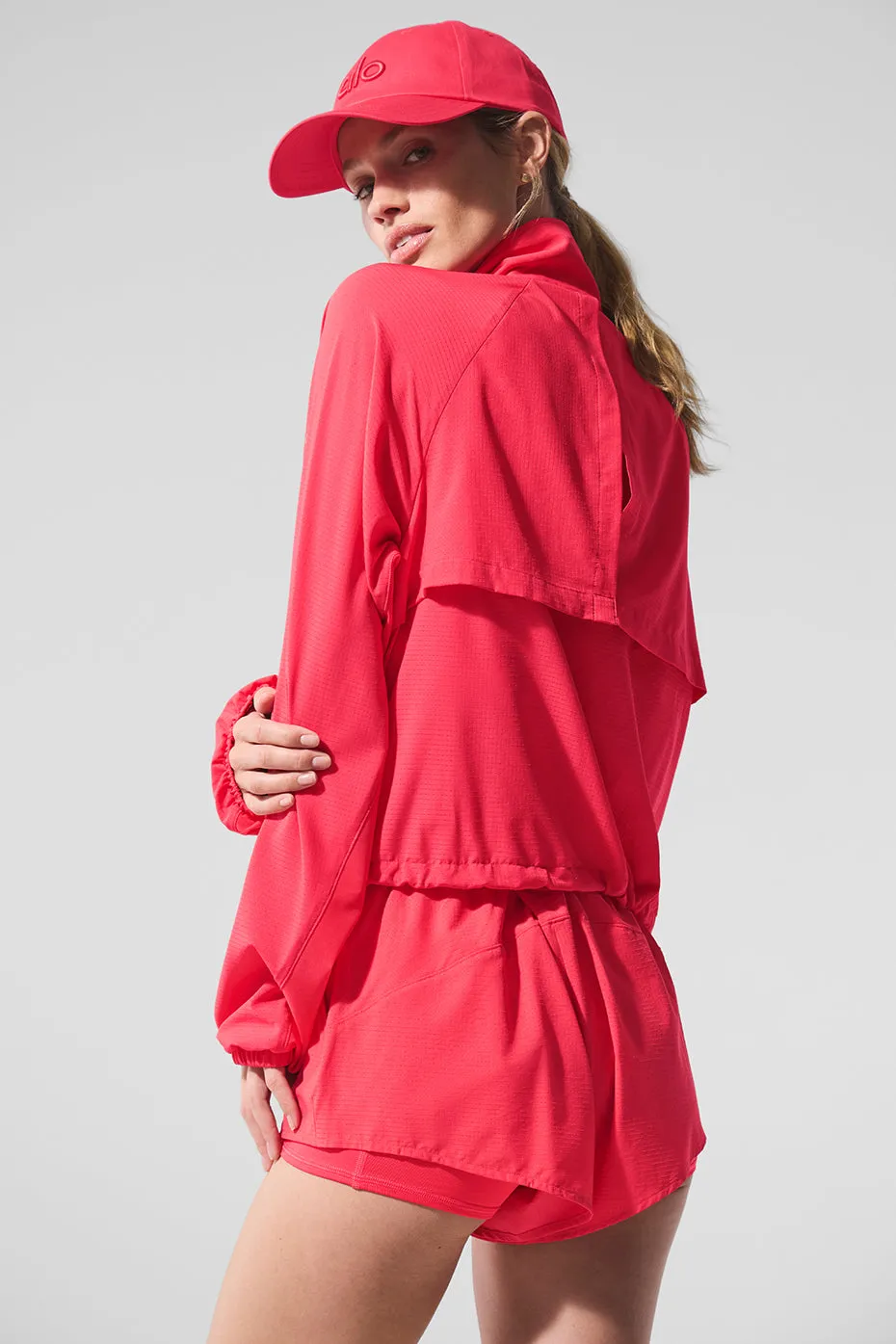 Sport Star Full Zip Jacket - Candy Red sold by Alo Yoga product image thumbnail 4