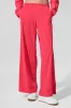 Breezy Wide Leg Pant - Candy Red sold by Alo Yoga