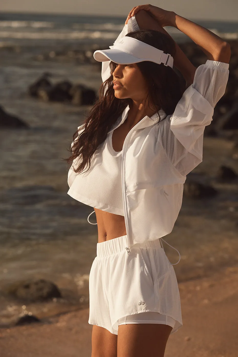 Sport Star Short - White sold by Alo Yoga