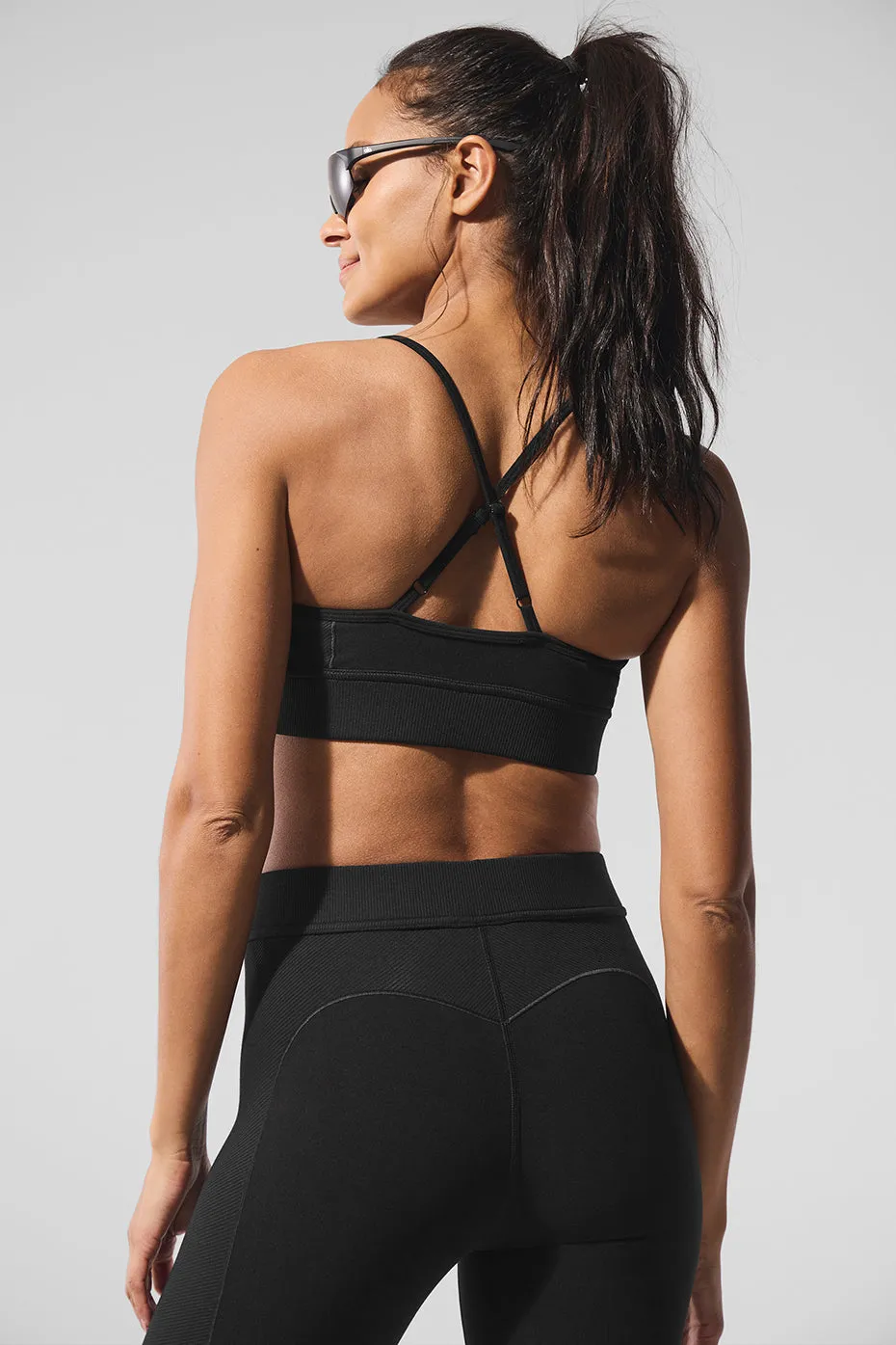 Alosoft Relay Bra - Black/White sold by Alo Yoga product image thumbnail 3