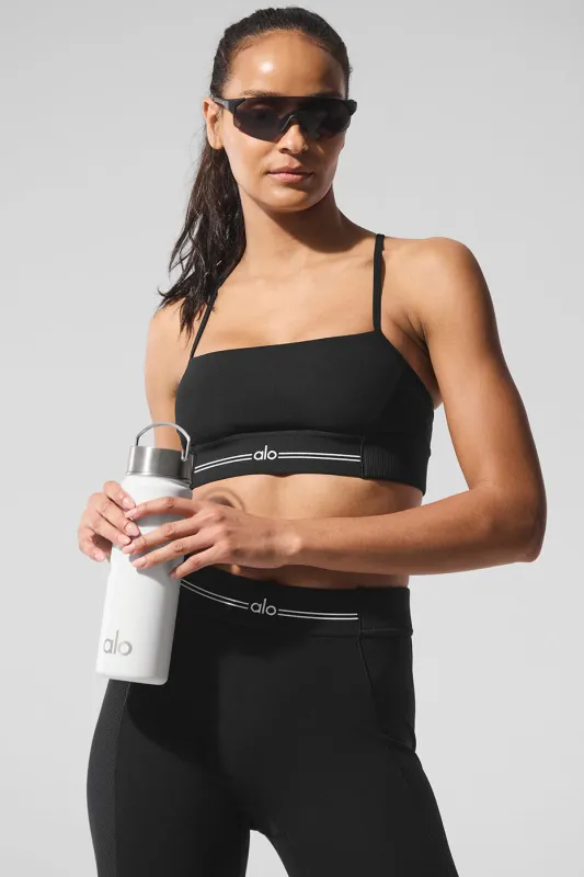 Alosoft Relay Bra - Black/White sold by Alo Yoga