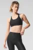 Airlift Super Sleek Contrast Bra - Black/White sold by Alo Yoga