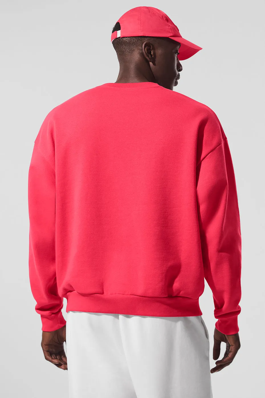 Accolade Crew Neck Pullover - Candy Red sold by Alo Yoga product image thumbnail 2